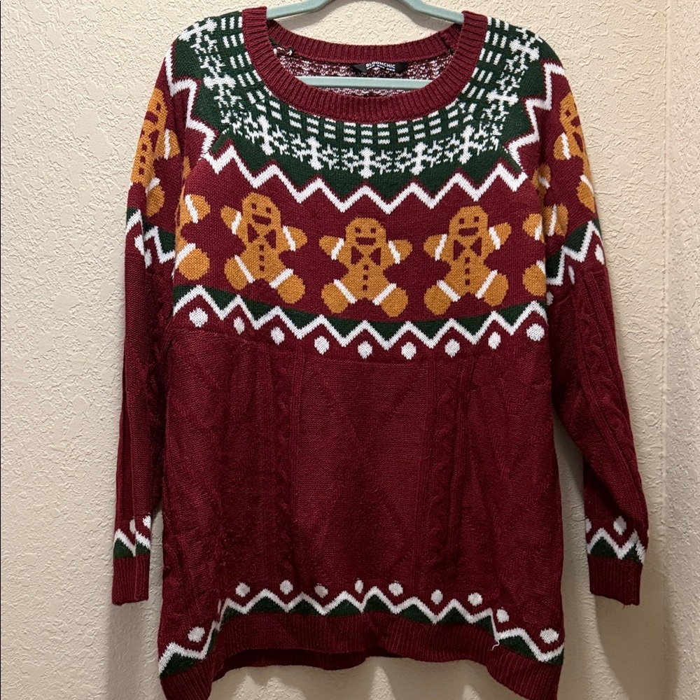 Bloomchic, Excellent Condition, Maroon Gingerbrea… - image 1